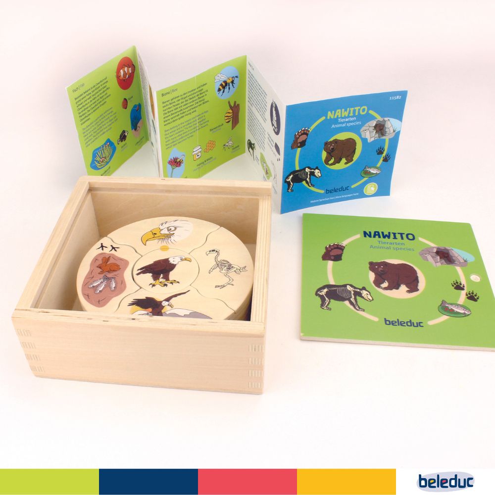 Beleduc - Nawito Matching Puzzle - Animals