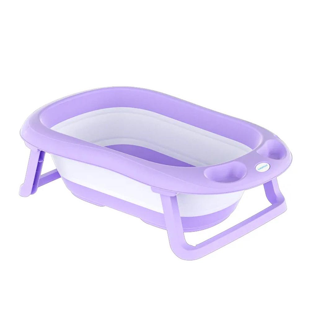 Little Angel - Baby Foldable And Portable Bathtub - Purple