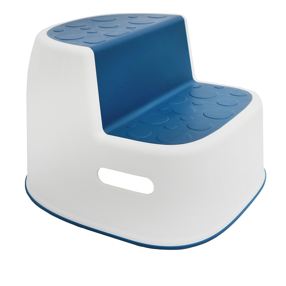 Little Angel - Potty Training Step Stool - White/Blue