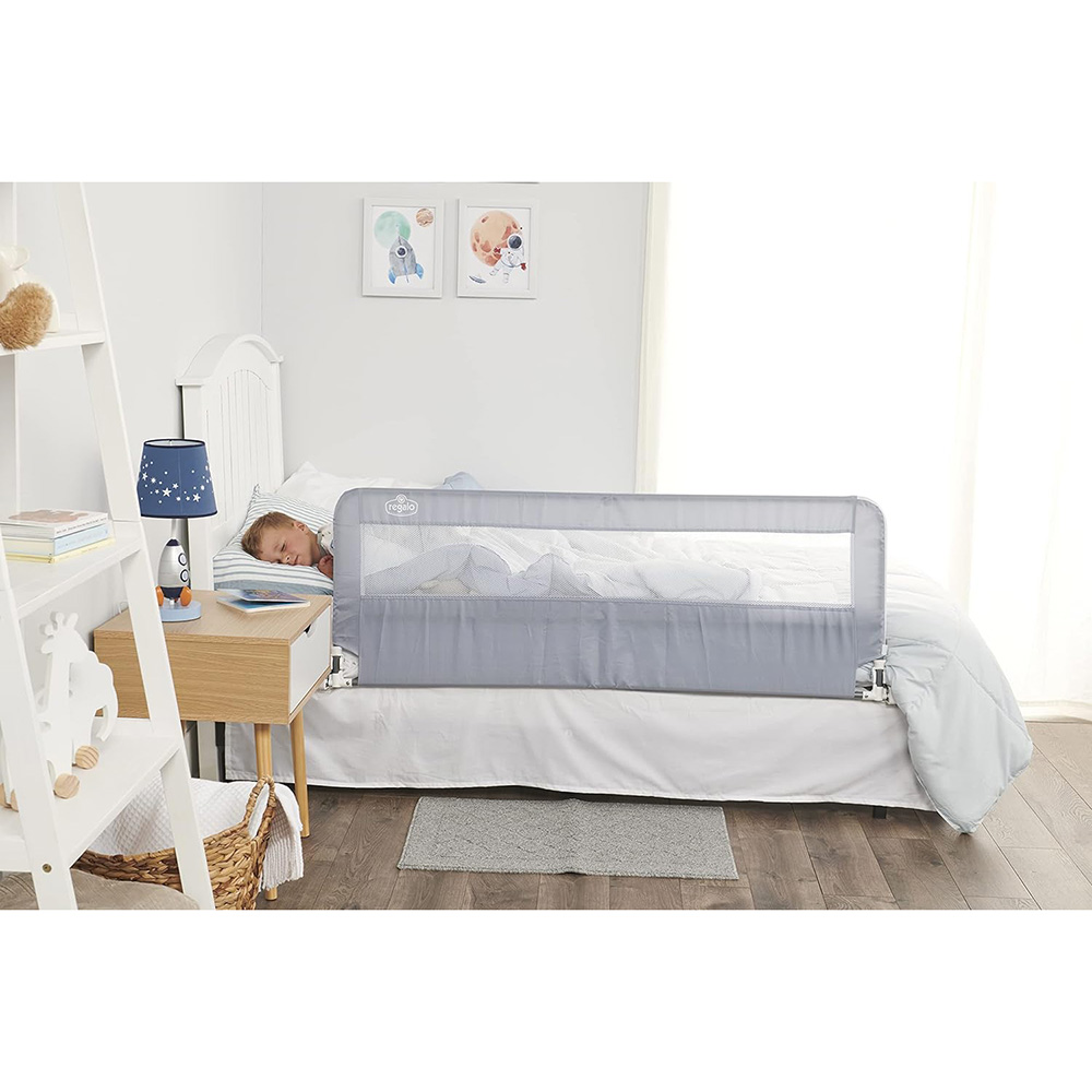 Regalo - Hideaway Extra Long Bed Rail - Grey