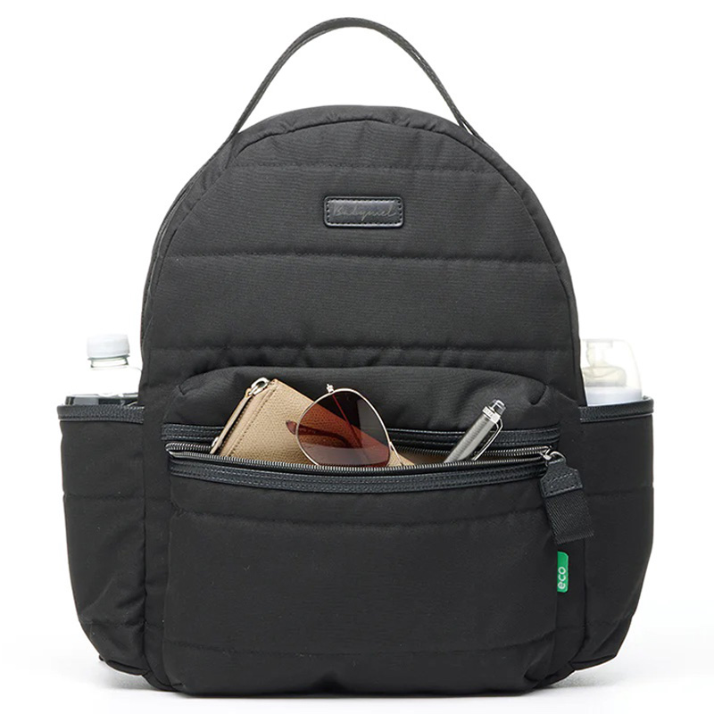 Babymel - Lola Eco Quilt Diaper Bag - Black