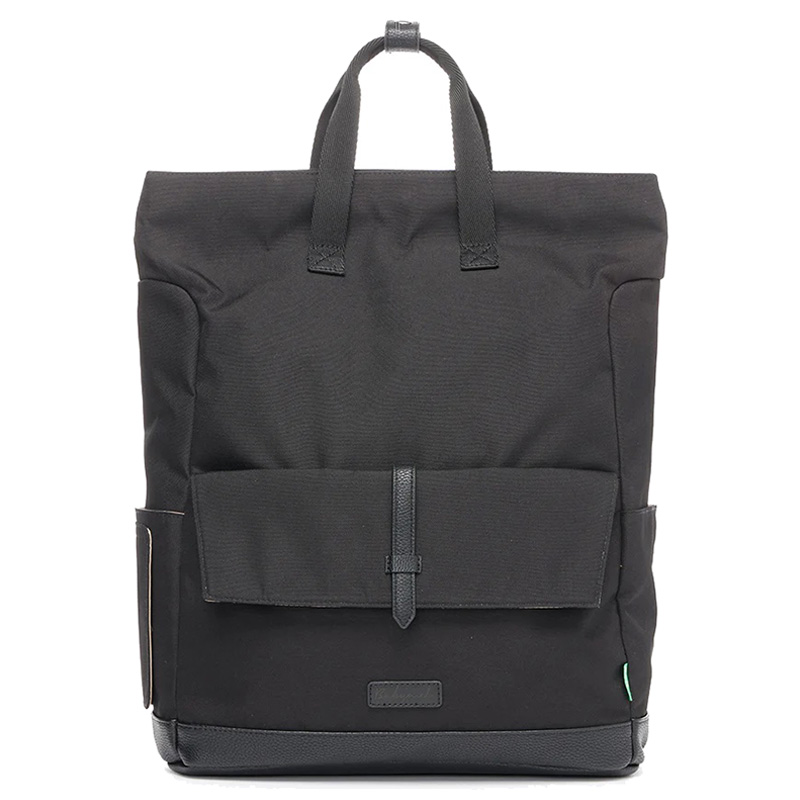 Babymel - Quinn Eco Convertible Diaper Bag - Black
