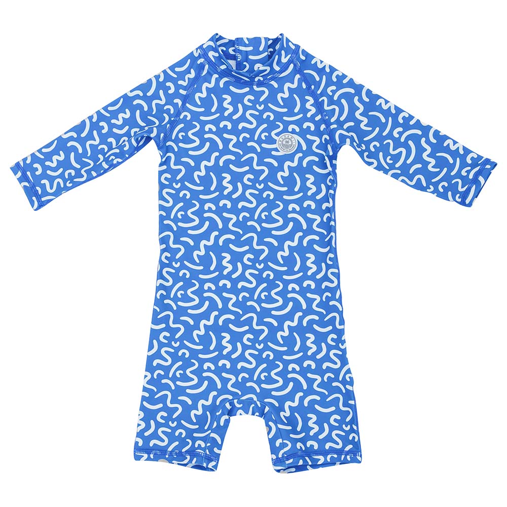 Badawii Beachwear - Baby Swimsuit Ocean Vibes - Azure Blue