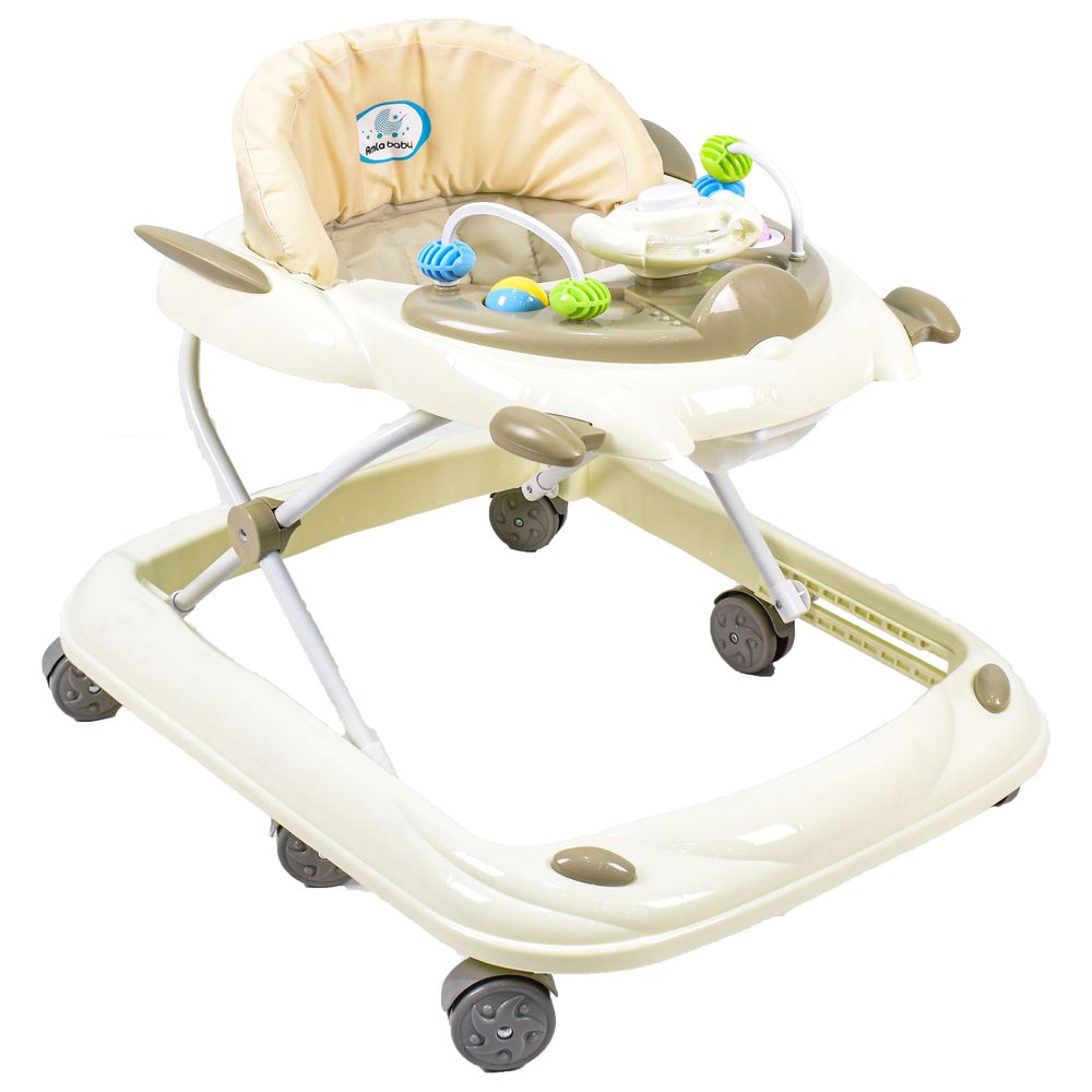 Amla Baby - Bw01C Rocket Normal Baby Walker - Cream