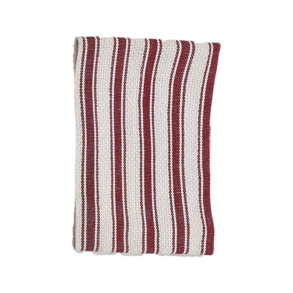 BYFT - Orchard Heavy Waffle Kitchen Towel - Red/White - 6pcs