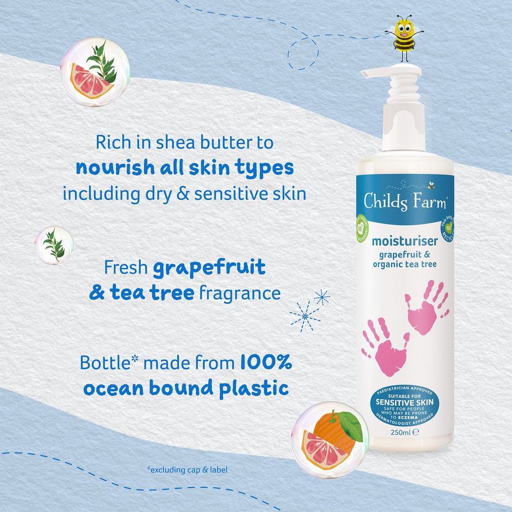 Childs Farm - Moisturiser Grapefruit&Organic Tea Tree- 250Ml