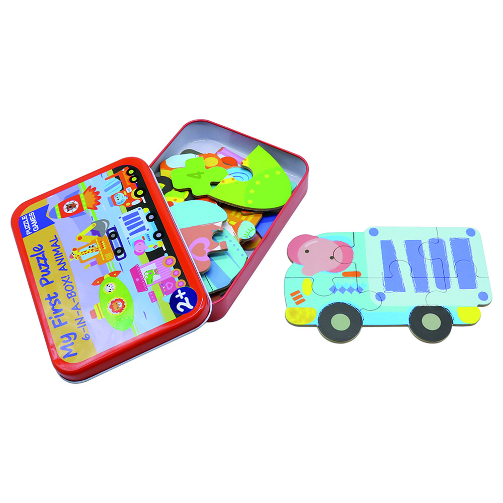Andreu Toys - My First Puzzle 6 In A Box Vehicles - 18pcs