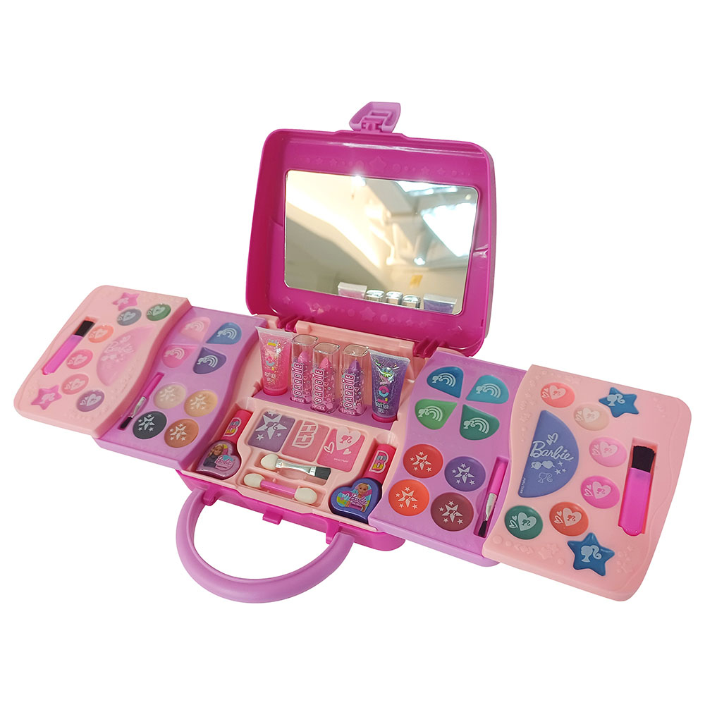 Barbie - 5 Decks Sliding Handbag With Makeup Set