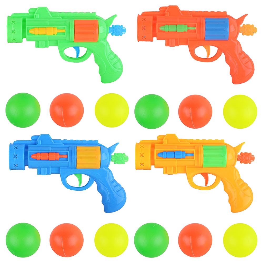 Kidzpro - Gun w/ 3 Pingpong Ball 1pc - Color May Vary