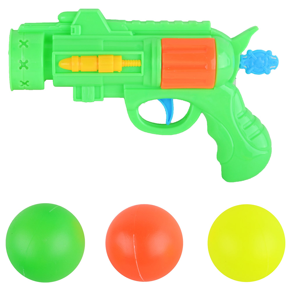 Kidzpro - Gun w/ 3 Pingpong Ball 1pc - Color May Vary