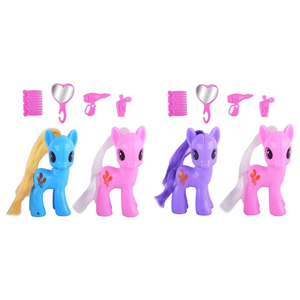 Kidzpro - Horse w/ Beauty Set - 6pcs - Color May Vary