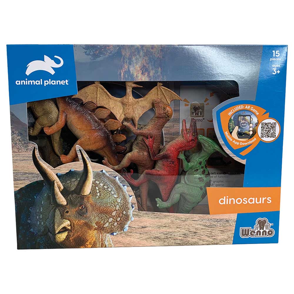 Wenno - Dinosaurs Play Set - 15pcs