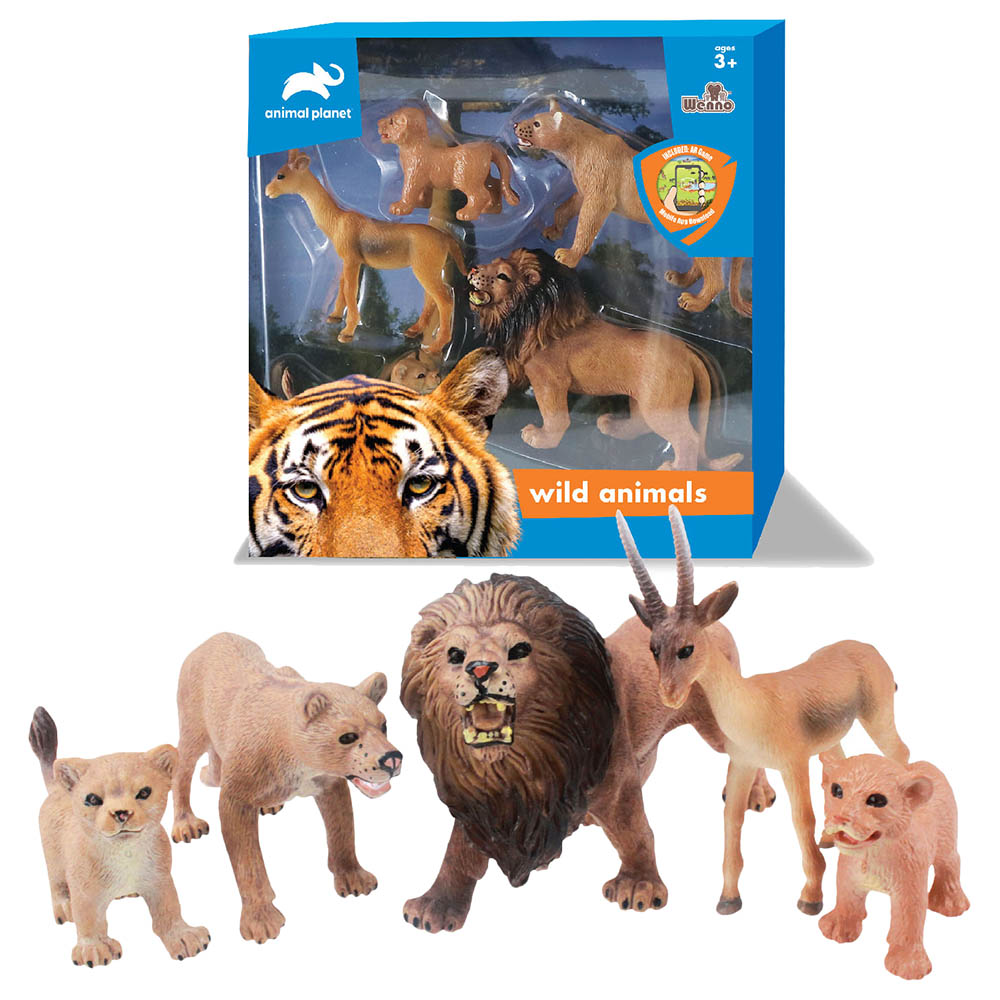 Wenno - Wild Animal In The Window Box - 5pcs 
