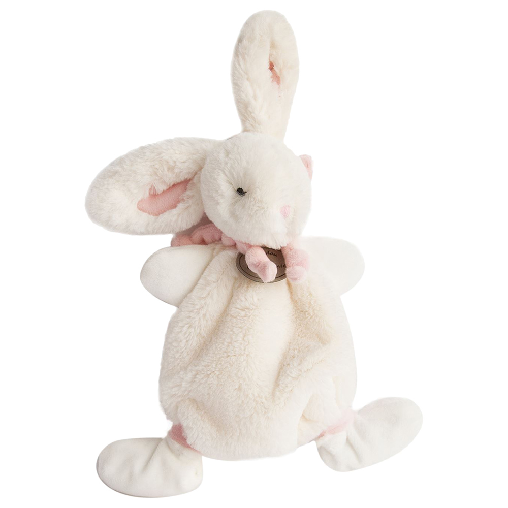 Doudou Et Compagnie - Bunny Bonbon Comforter - Pink - 26cm