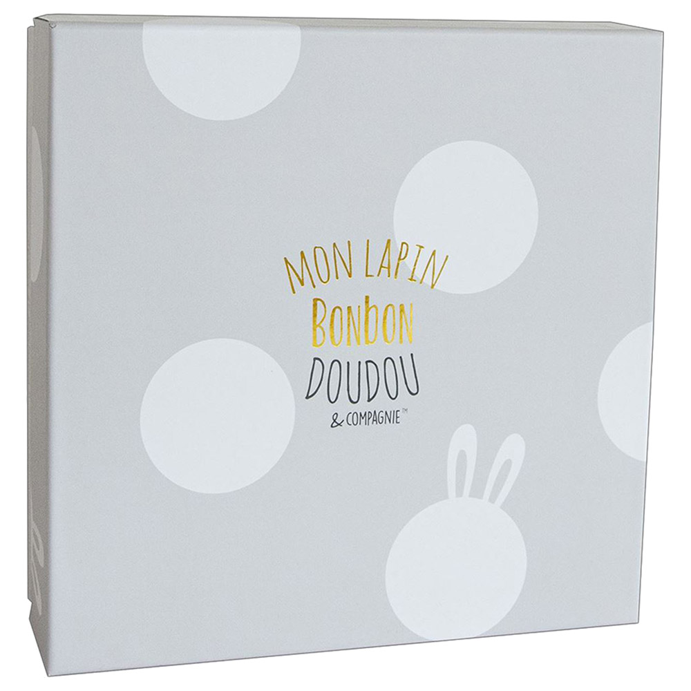 Doudou Et Compagnie - Bunny Bonbon Comforter - Beige - 26cm