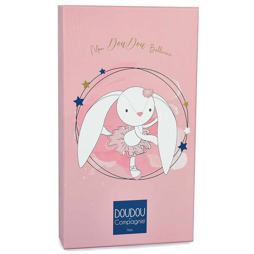 Doudou Et Compagnie - My Doudou Ballerina Bunny - Pink - 30cm