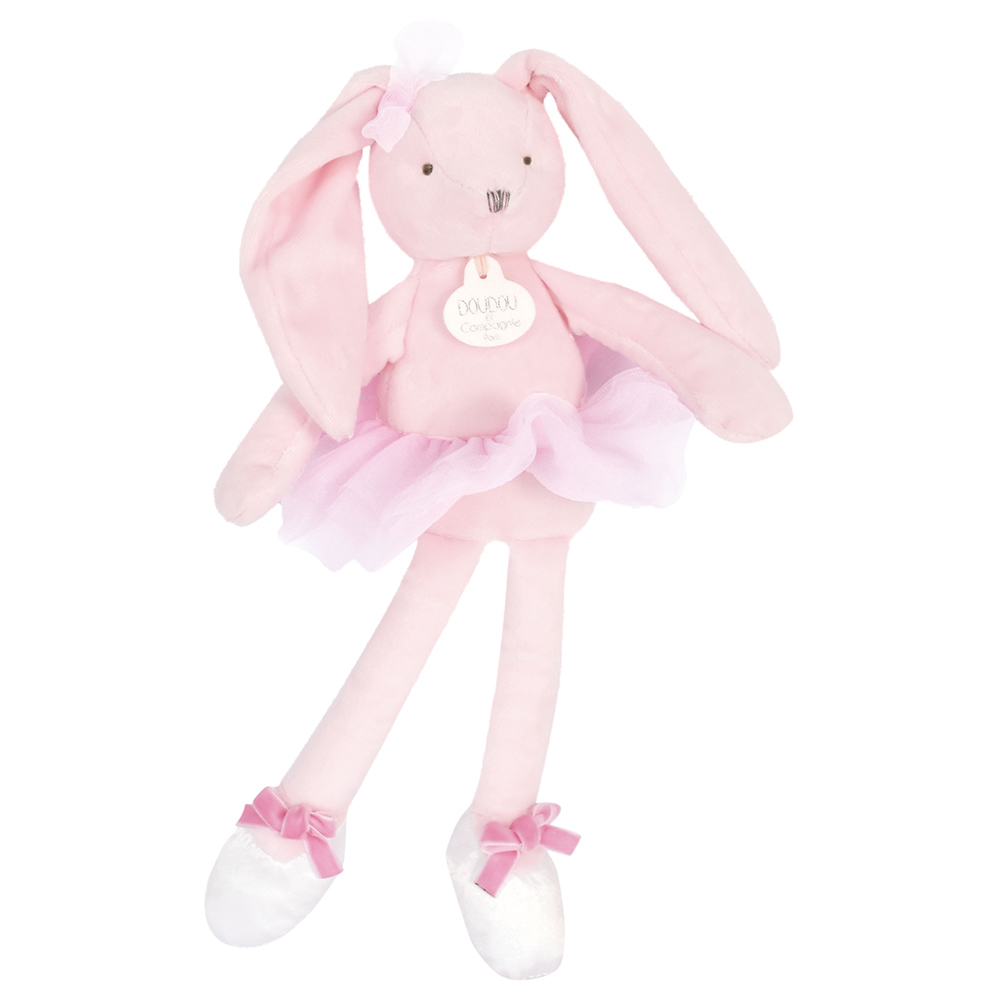 Doudou Et Compagnie - My Doudou Ballerina Bunny - Pink - 30cm