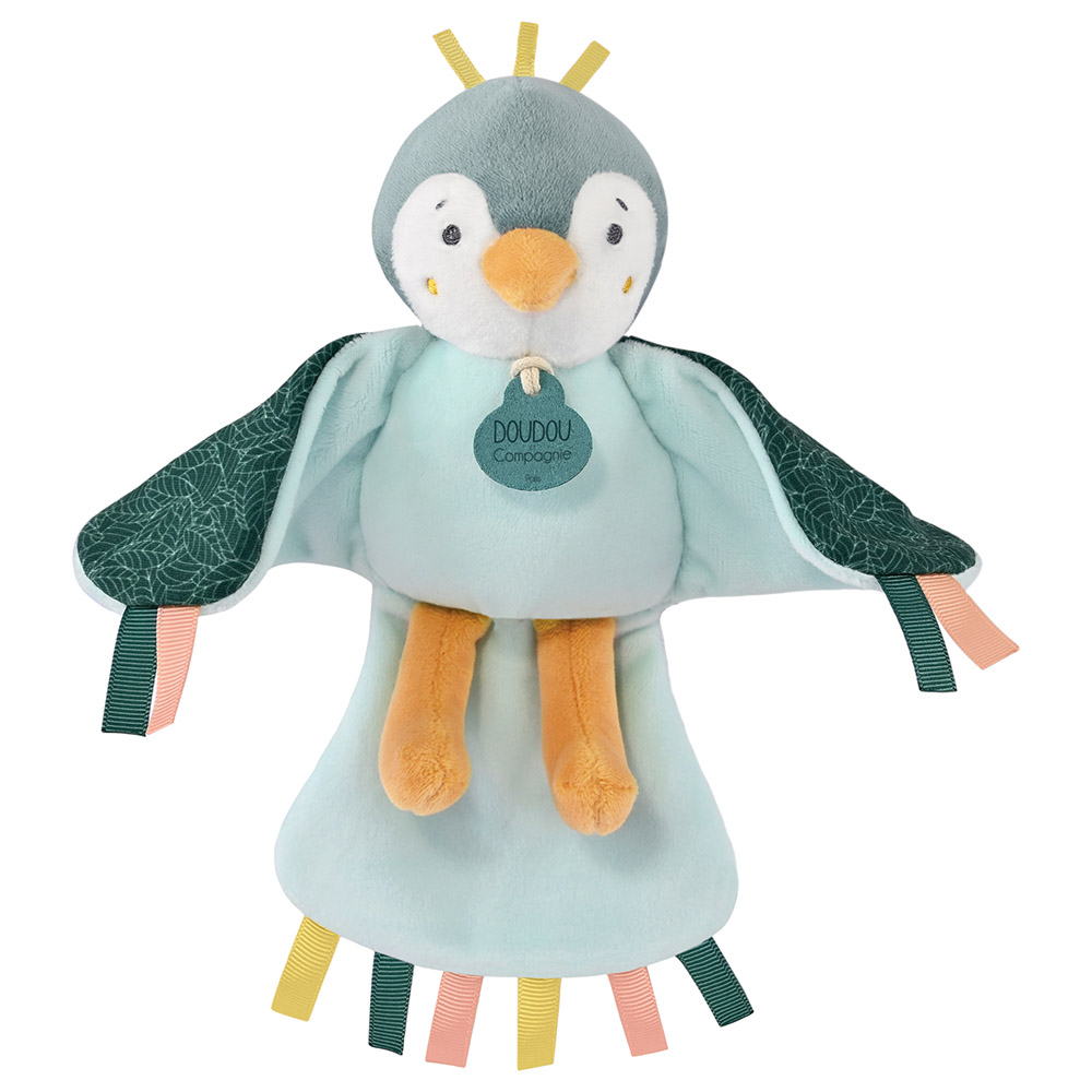Doudou Et Compagnie - Doudou Bird - Green - 22cm