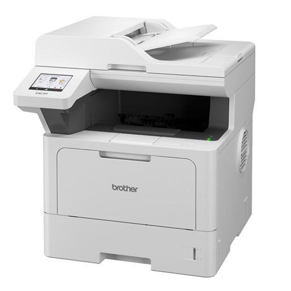 Brother - DCP-L5510DN Mono Laser Printer - White