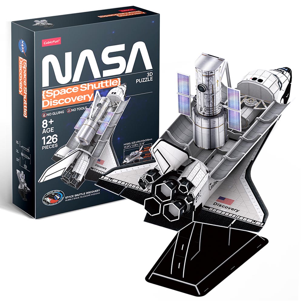 Cubicfun - 3D Puzzle Nasa Discovery - 126pcs