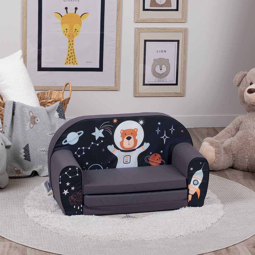 Delsit - Double Sofa Cosmo Bear - Grey