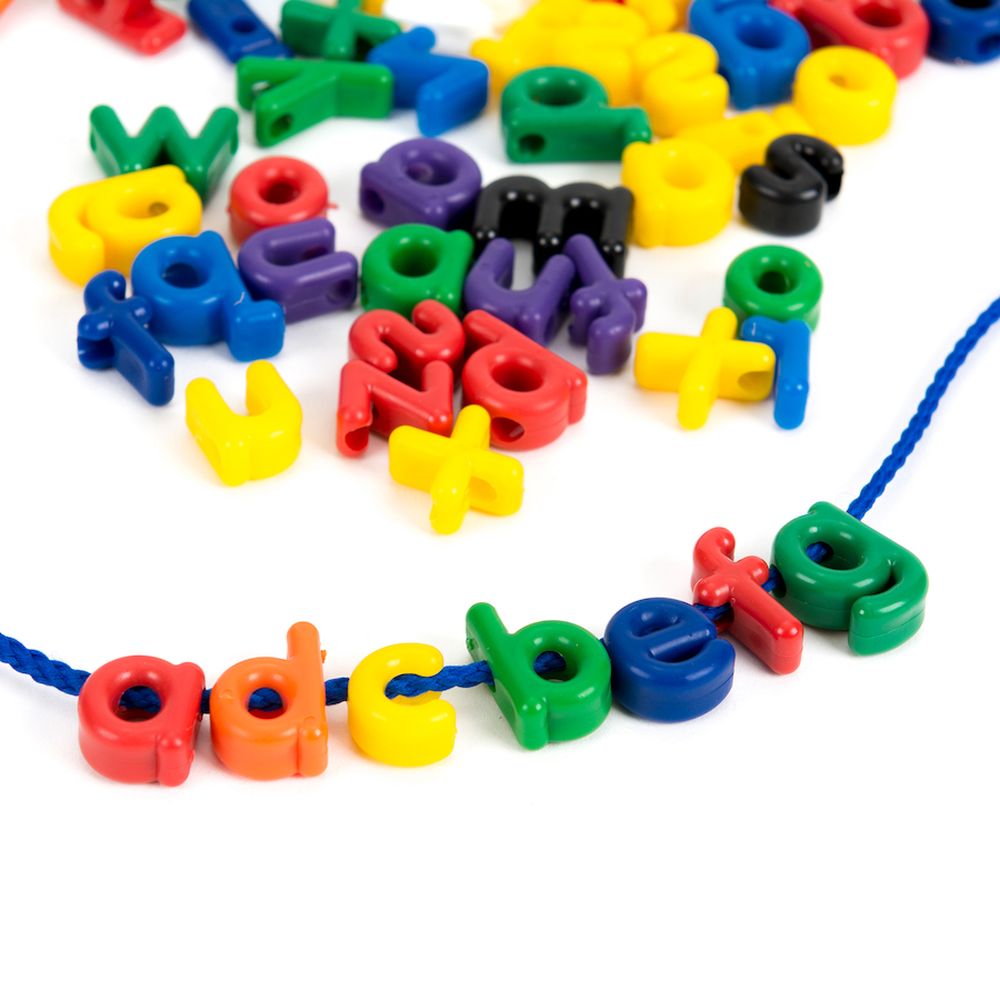 TTS - Plastic Alphabet Letters Lacing Set - 175pcs