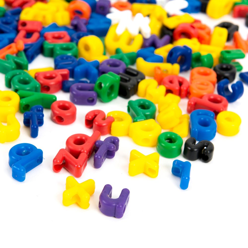 TTS - Plastic Alphabet Letters Lacing Set - 175pcs