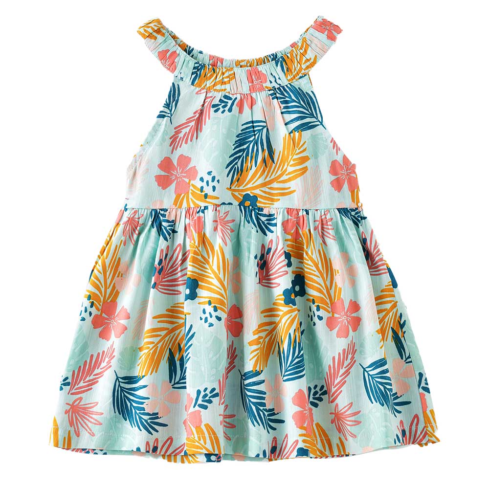 Jelliene - Sunny Sprout Girls Flowy Viscose Dress