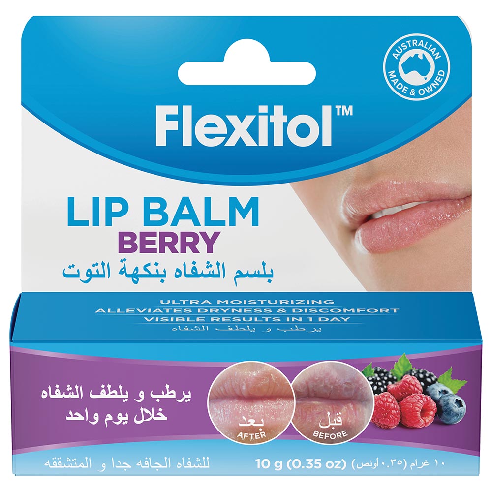 Flexitol - Lip Balm - 10 g - Berry