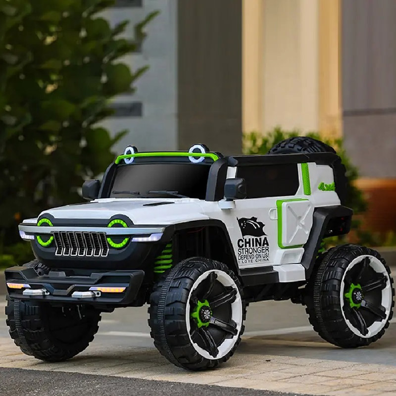 Factual Toys - Kids Ride-On Super Jeep - 12V - White