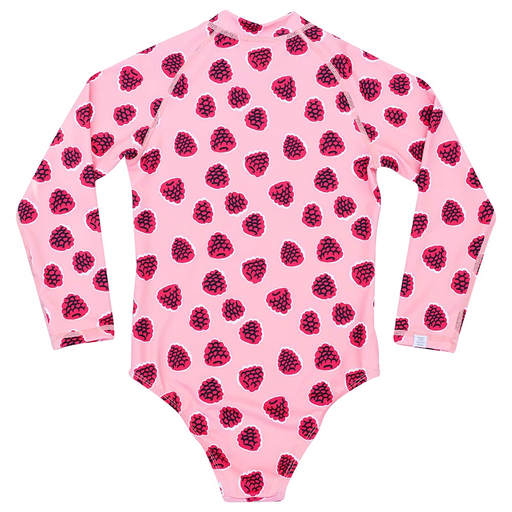 Badawii Beachwear - Girl Swimsuit Wild Berries - Deep Pink