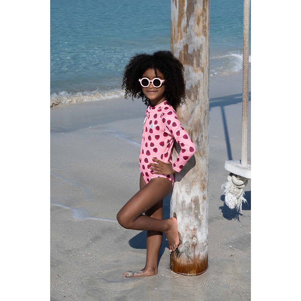Badawii Beachwear - Girl Swimsuit Wild Berries - Deep Pink