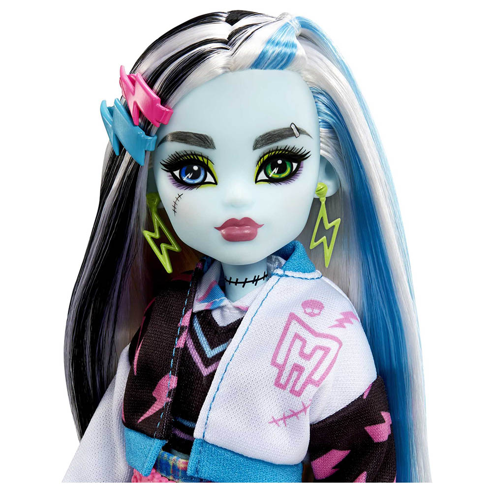 Mattel Games - Monster Posable Doll w/ Accessories & Pet - Frankie Stein