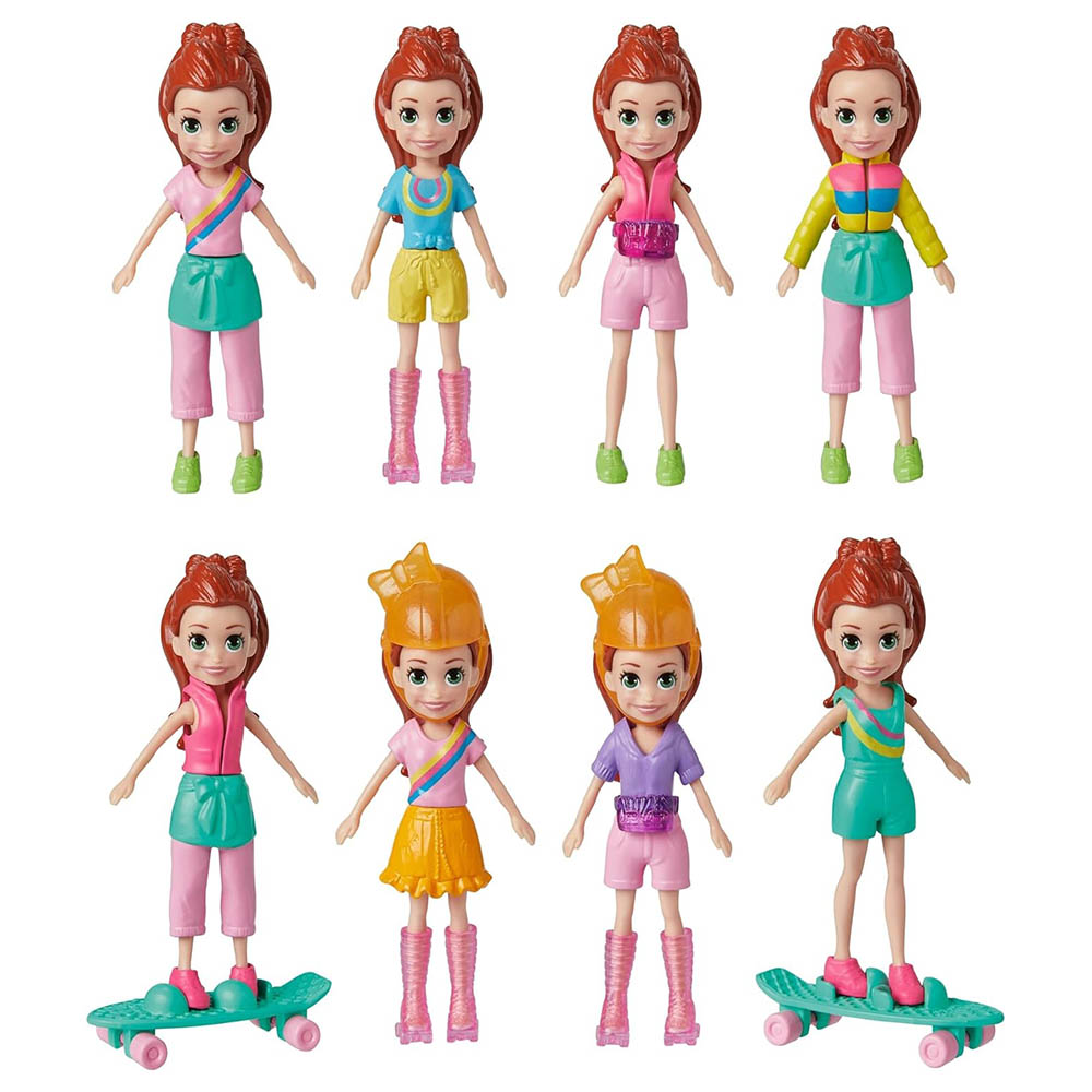 Mattel Games - Polly Pocket Dolls & Accessories - 19pcs - 3-Inch