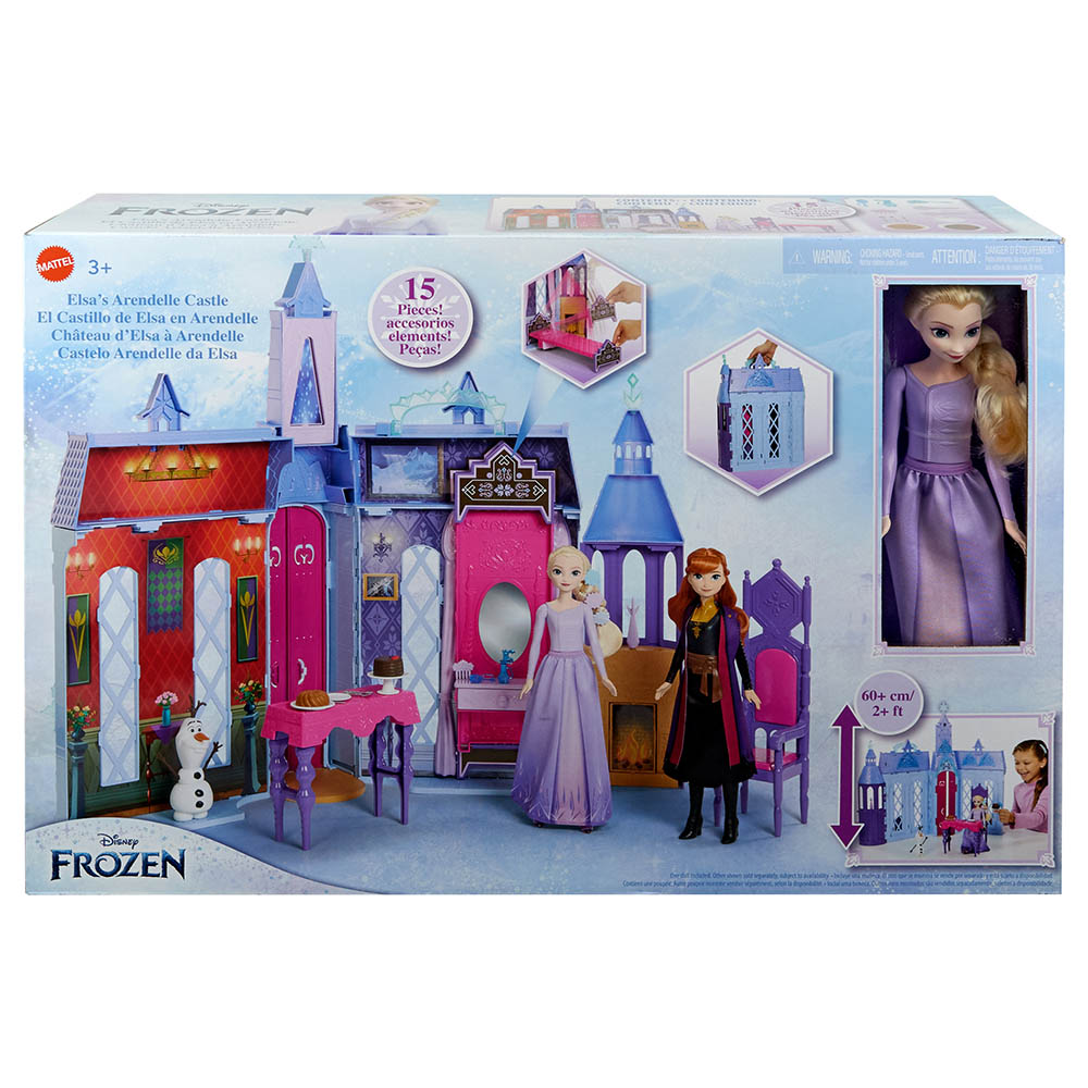 Mattel Games - Disney Frozen Arendalle Castle w/ Doll - 15pcs