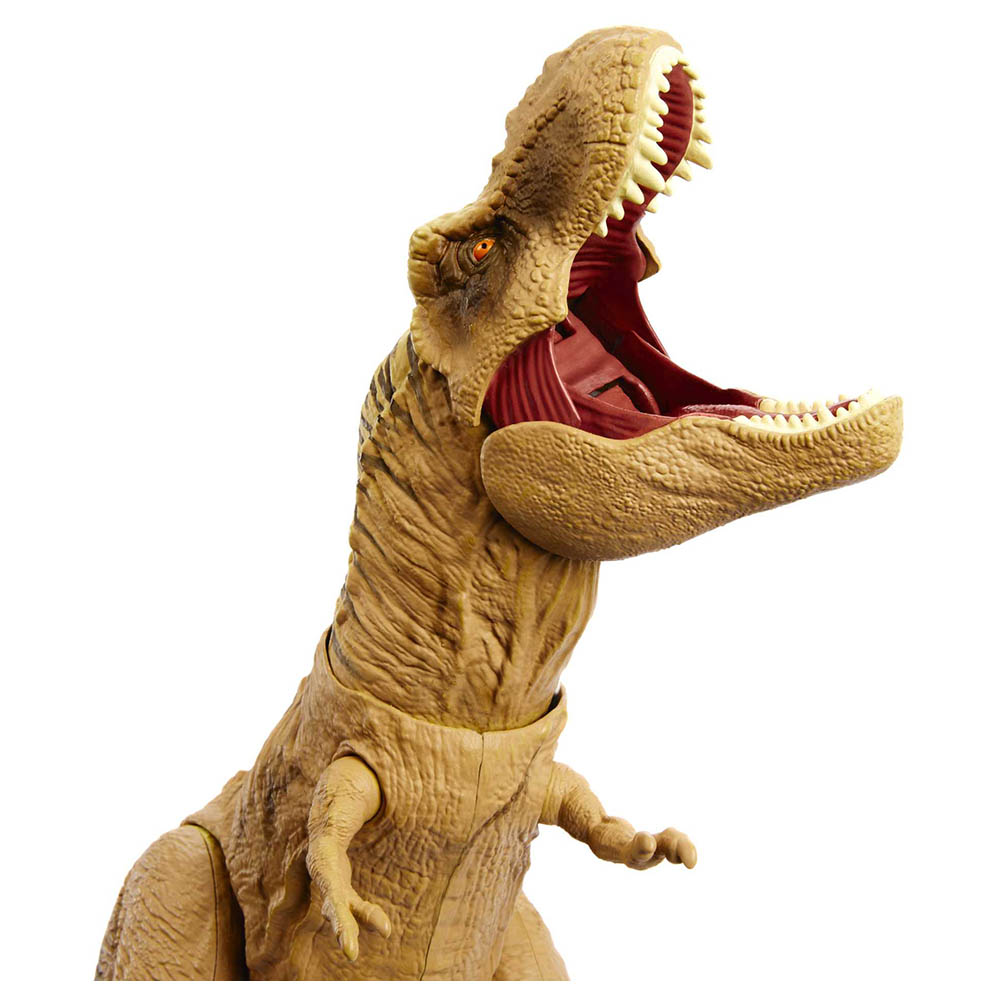 Mattel Games - Jurassic World New Feature T Rex Figure - Beige