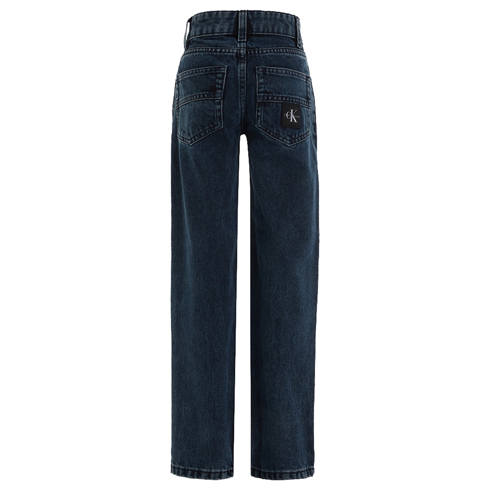 Calvin Klein - Straight Visual Regular Denim Pants - Blue