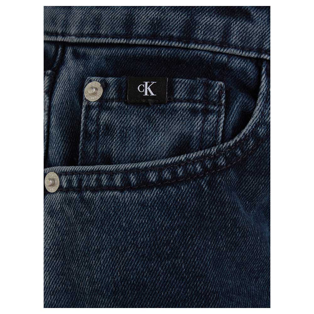 Calvin Klein - Straight Visual Regular Denim Pants - Blue