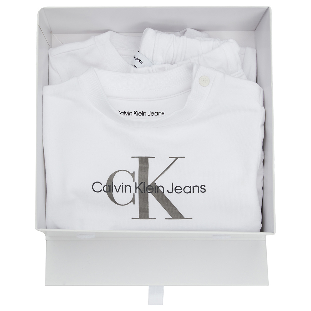 Calvin Klein - 3pc-Set - Monogram Starter Gift Pack - White