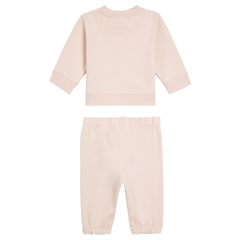 Calvin Klein - Newborn Logo Tracksuit - Rose Clay