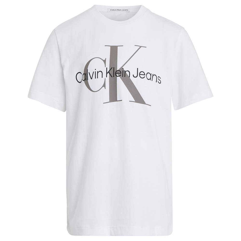 Calvin Klein - Ck Monogram Short Sleeves T-Shirt - White