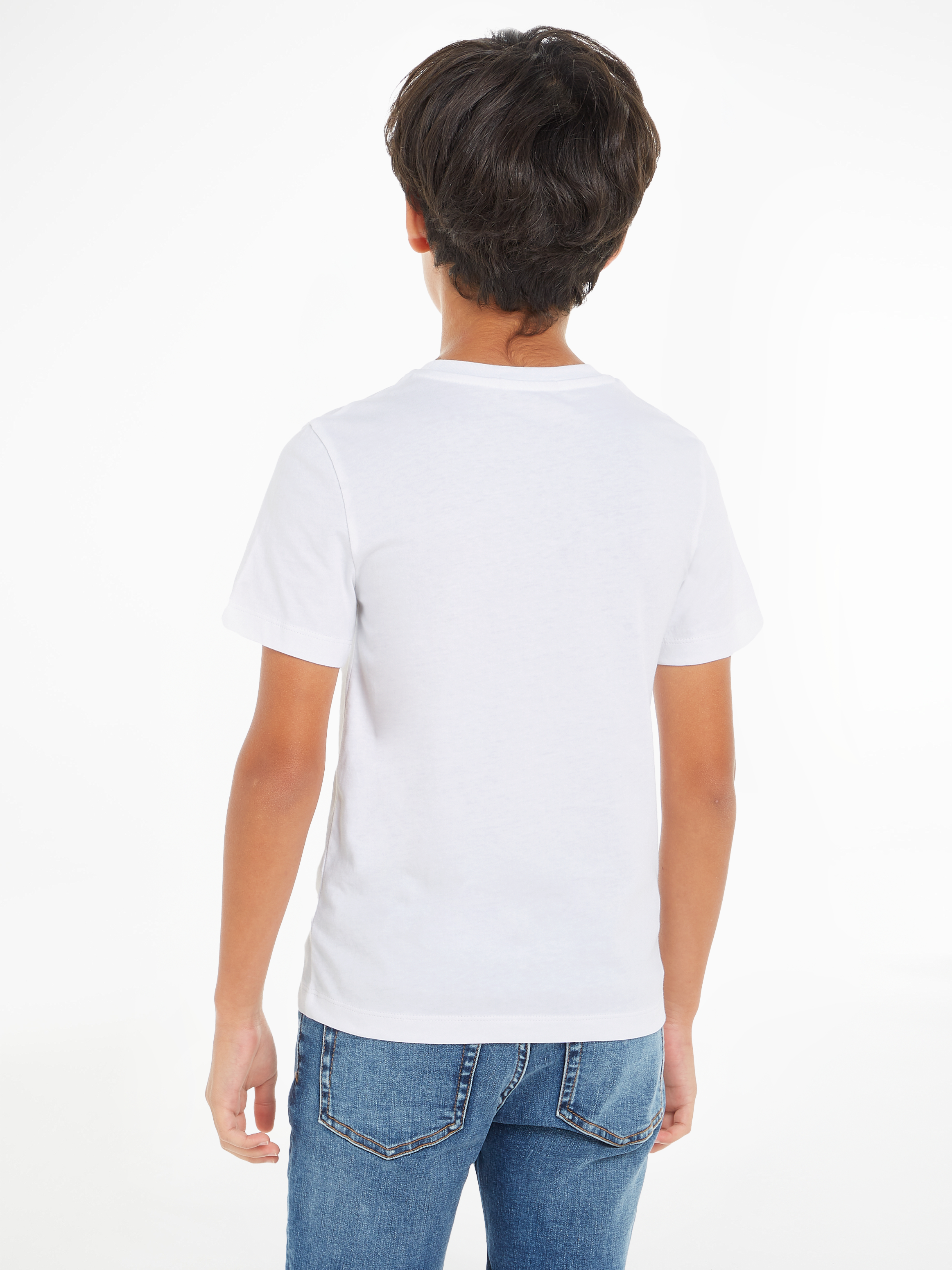 Calvin Klein - Ck Monogram Short Sleeves T-Shirt - White