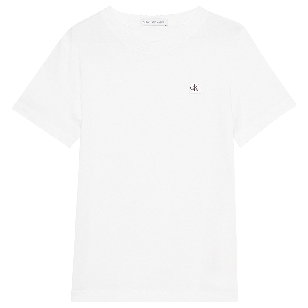 Calvin Klein - Monogram Mini Badge T-Shirt - White