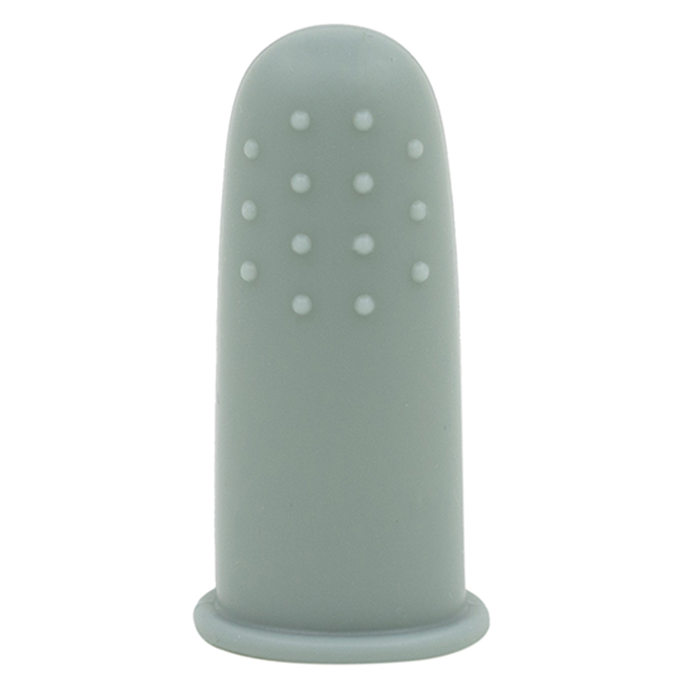 A'ish Home - Silicone Finger Toothbrush - Dusty Blue