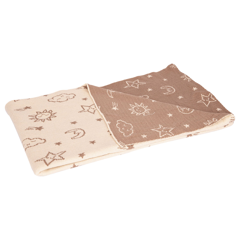 Alina - 100% Cotton Knitted Blankets - Sun Star