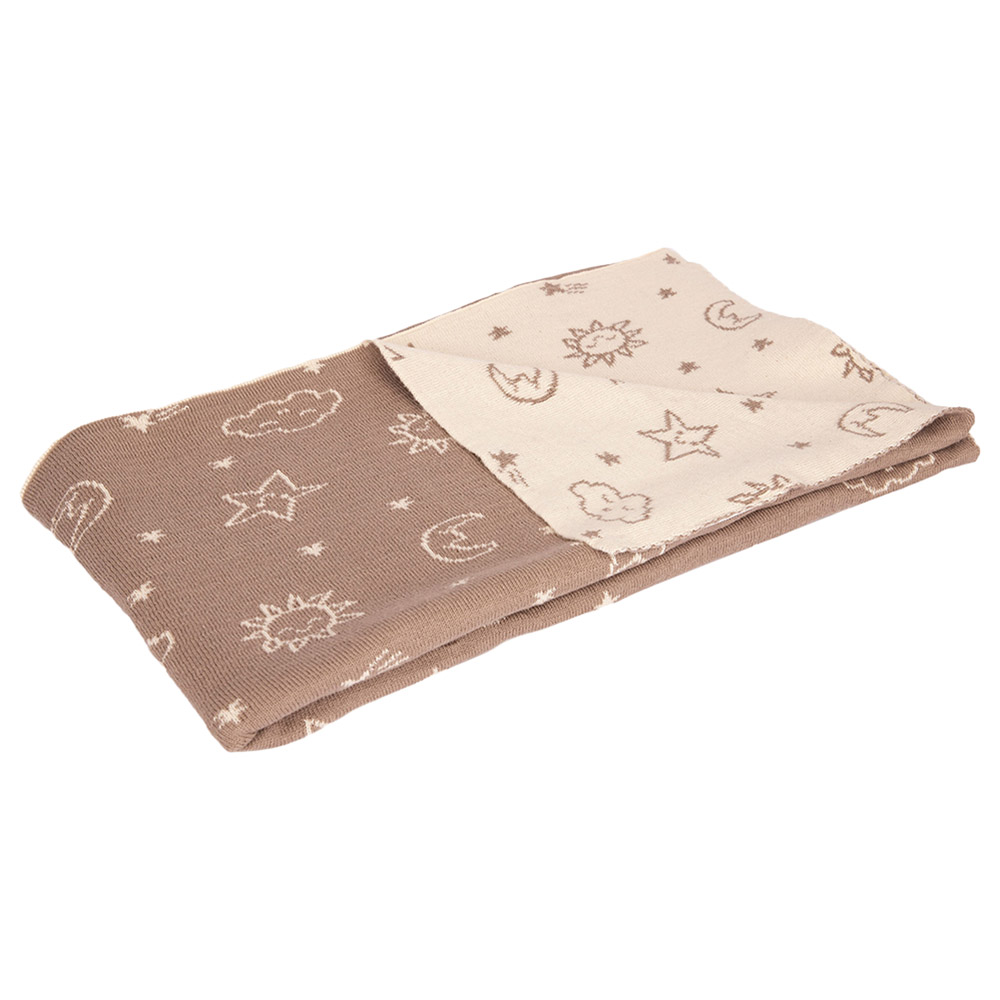 Alina - 100% Cotton Knitted Blankets - Sun Star