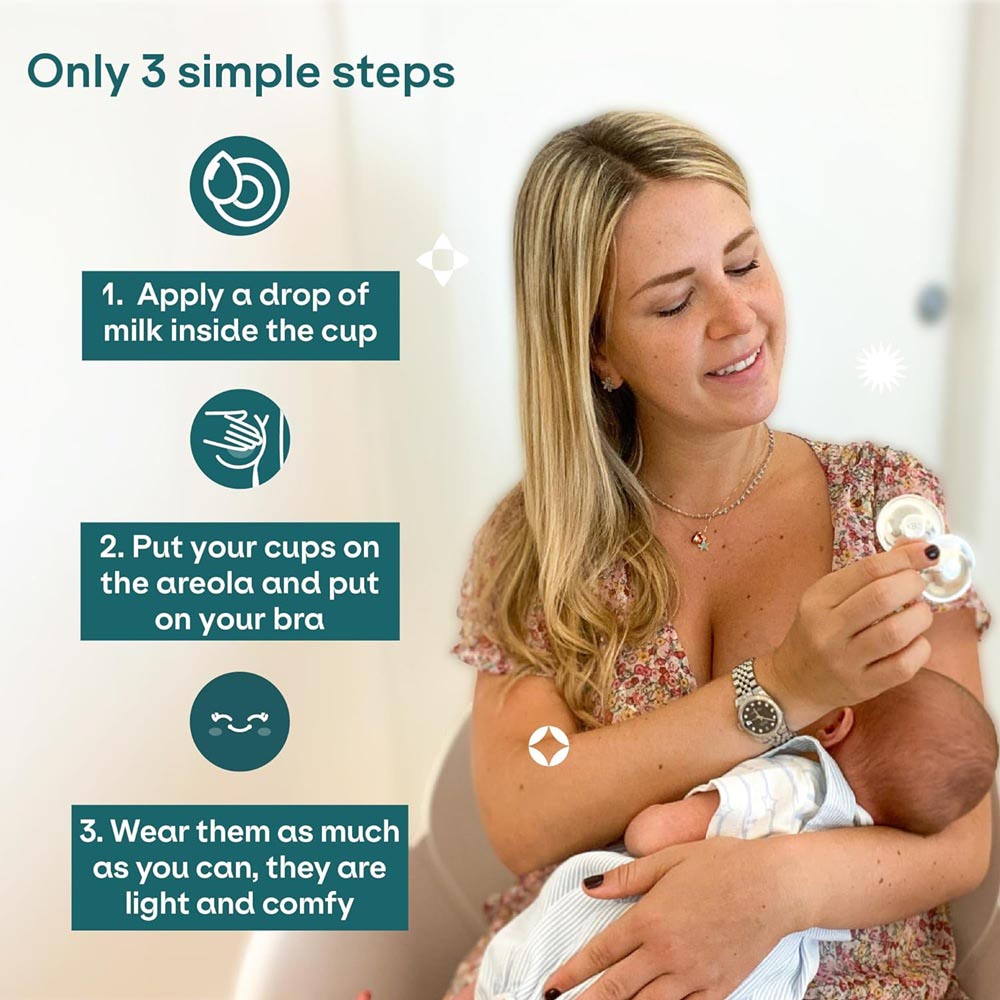 Koala Babycare - Silver Cups Nipple Shields - Regular