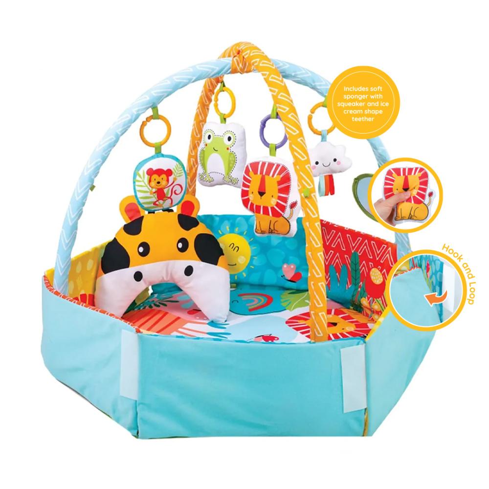 Little Learners - Hexagonal Jungle Play Mat