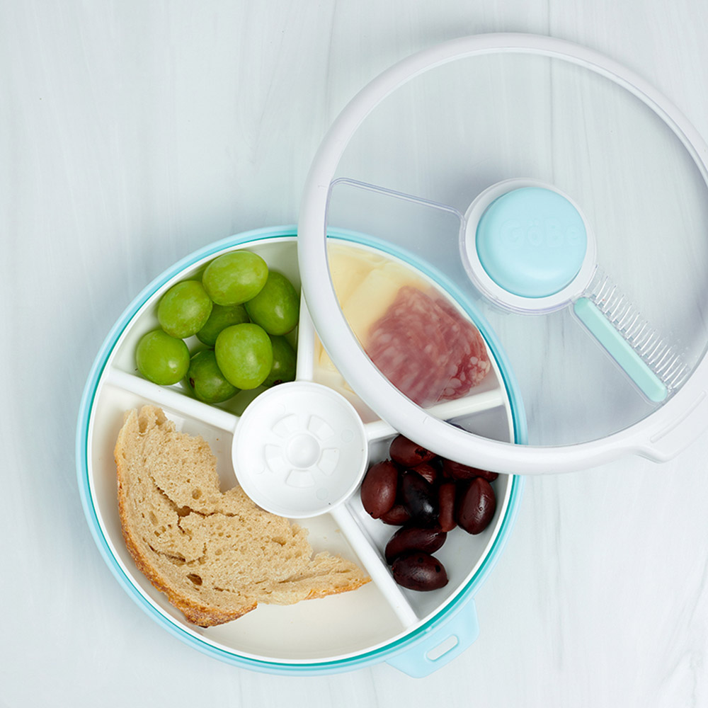 Gobe - Kids Baby Spinner Meal & Snack Box - Blue