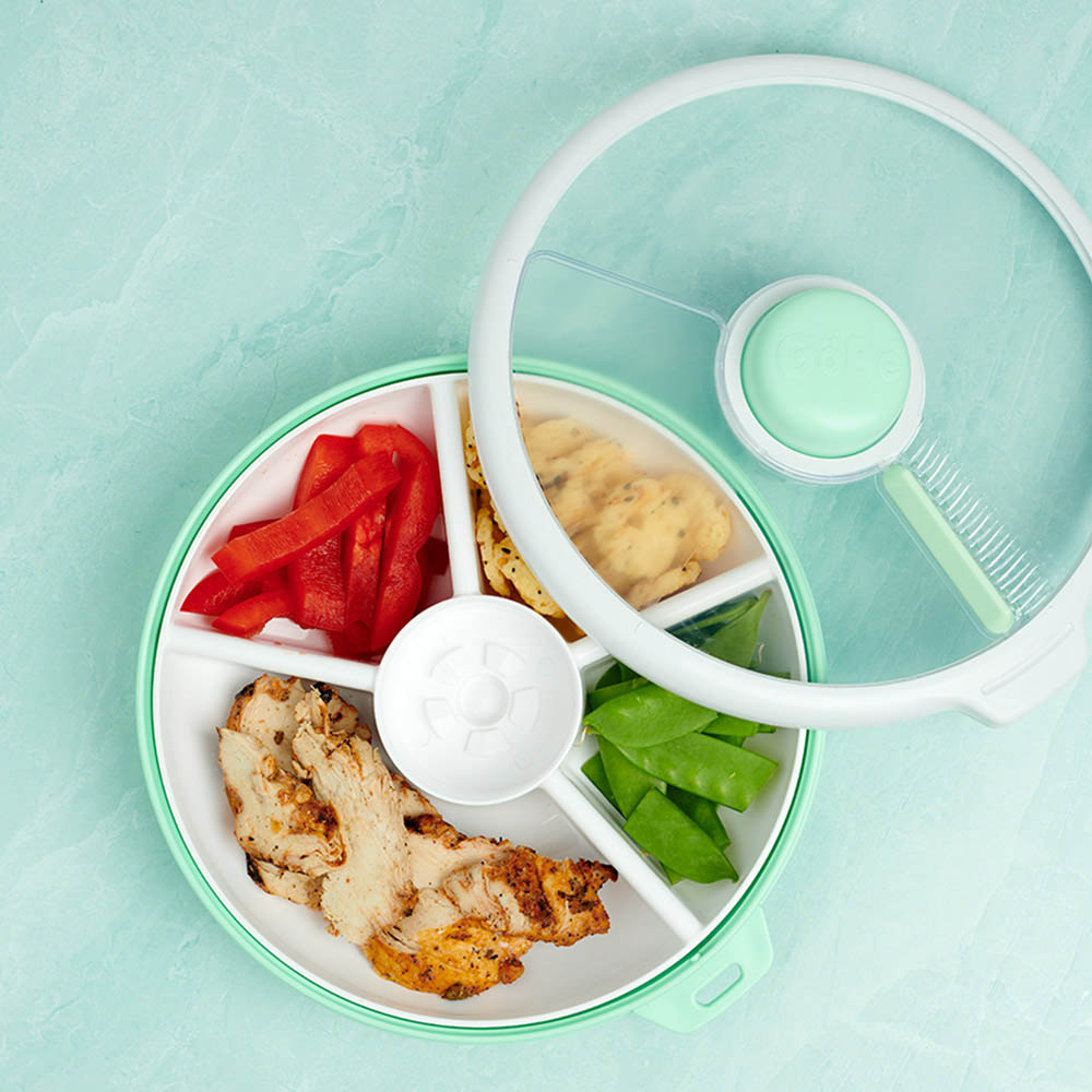 Gobe - Kids Baby Spinner Meal & Snack Box - Green